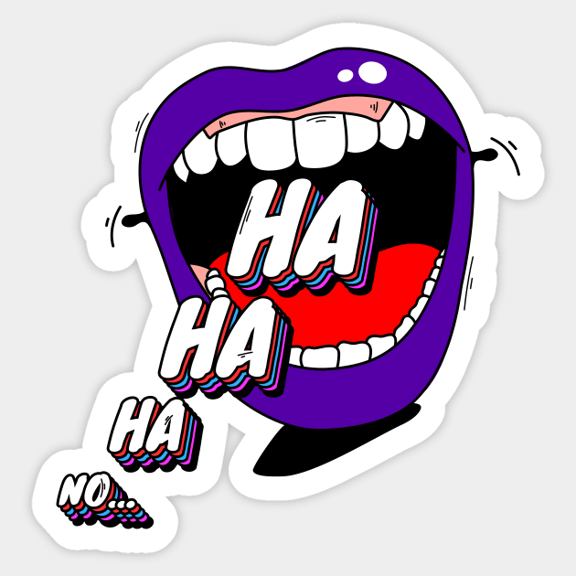 Ha ha ha... No Sticker by magyarmelcsi